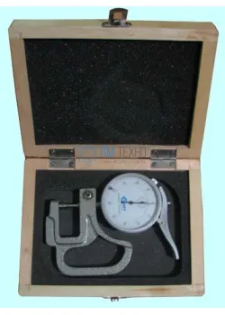 Толщиномер индикаторный стрелочный (0-10мм), цена дел. 0,01мм, L 30мм 