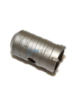 Сверло d 40х72хМ16 корончатое кольцевое Т15К6 по бетону 