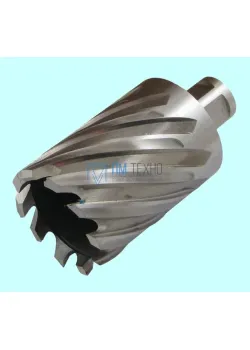 Сверло d 15х50мм корончатое кольцевое Р6АМ5 хвостовик Weldon 19мм по металлу 