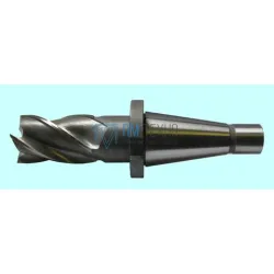 Фреза Концевая d45,0х 63х198 к/х Р18  Z=6 хвостовик с конусом 7:24 - 40