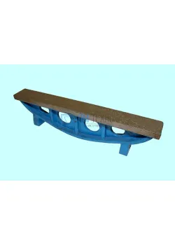 Линейка Поверочная тип ШМ- 500х50мм кл.точн.1 с широкой рабочей пов-стью (мостик) чугунная шаброванная 