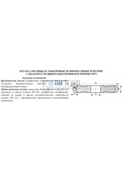Круг алмазный 1FF1(плоский,полукруг.-выпукл.профиль)125х 6х4х3х32 R3,0 АС4  80/63 100% В2-01 38 карат
