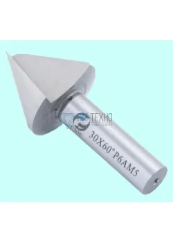 Зенковка d  6,0х 7.0х 45 конус  60° dхв=5мм Р6АМ5 ц/х Z=1 DIN334 