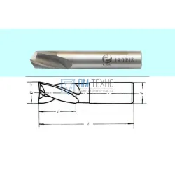 Фреза Шпоночная d16,0х19х79 ц/х Р18 DIN327 