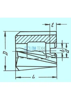 Зенкер Насадной 47,71х50х19 ВК8