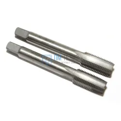Метчик М10,0 х 1,25 9ХС ручной, комплект из 2-х шт. 