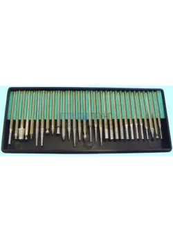 Набор головок алмазных из 30шт. D3,0 