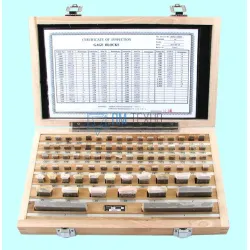 Наборы концевых мер длины дюймовых, кл.точн.1 (81 мера от 0,05 до 4