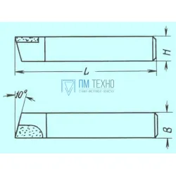 Резец Проходной упорный прямой 25х16х120 Т15К6
