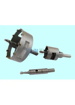 Сверло d 20х38хМ12 корончатое кольцевое ВК8 в сборе по кирпичу (св.d6х70; адаптер 12мм х М12)