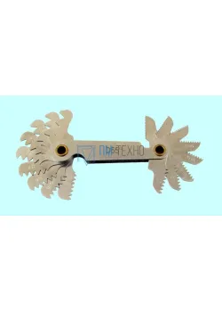 Набор резьбовых шаблонов №2 D55°для дюймовой резьбы из 17шт. (4-28) 