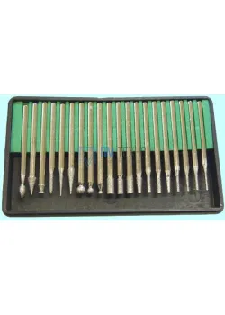 Набор головок алмазных из 20шт. D3,0 