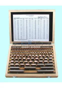 Наборы концевых мер длины № 3, кл.точн.1 (112 мер от 0,5 до 100мм) 