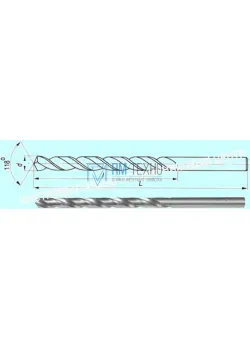 Сверло d  0,5  ц/х Р6М5 с вышлифованным профилем (2300-8021)