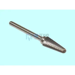 Борфреза тв.спл. сфероконич.d 8х22х6х65 14° 1,4 спиральная насечка (L08 22М06) 