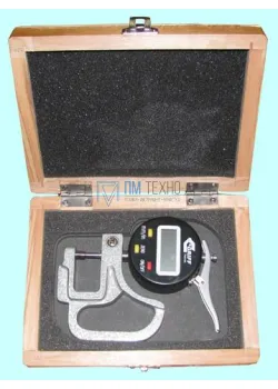 Толщиномер индикаторный электронный (0-10мм), цена дел. 0,001мм, L  30мм 