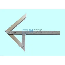Угольник Центроискатель  200х150 мм со шкалой DIN 875 