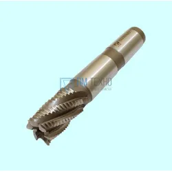 Фреза Концевая d40,0х 63х188 к/х Р6АМ5 Z=6 КМ4 DIN845-B обдирочная со стружколомом