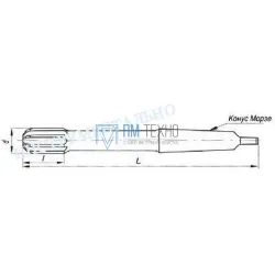 Развертка d 30,0 Н8 к/х машинная Р6АМ5 (73х281) 