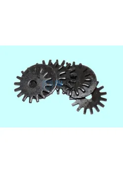 Шарошки d 32,0х2,0х 6,5 (звездочки) тупозубые сталь 20, твердость 42-46HRC (комплект из 5-и шт) 