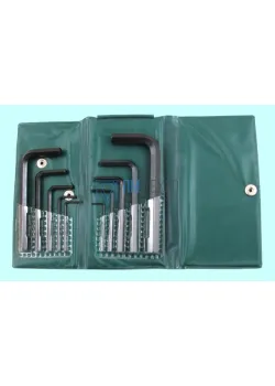 Набор ключей Шестигранных из 10шт (1,5; 2; 2,5; 3; 4; 5; 5,5; 6; 8; 10мм) в пласт. упаковке СrV 