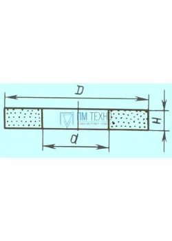 Круг  ПП 200х20х32 14А 25Н(F60) ГМ(I) полировальный (вулканитовый)
