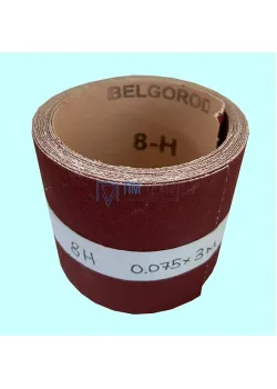 Шлифшкурка Бобина KK19XW M40 на тканевой основе, водостойкая  0,075х 5м ГОСТ 12439-79 (БАЗ)