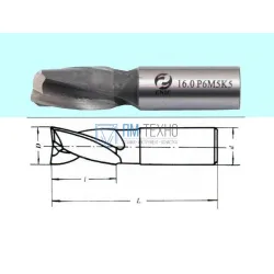 Фреза Шпоночная d20,0х22х88 ц/х Р6М5К5 DIN327 