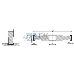 Круг алмазный 14U1 (прямого профиля трехсторонней формы) 125х10х6х4х2х32 АС4 100/80 
100% В2-01, 33,6 карат