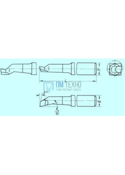 Резец Расточной 25х25х240 ВК8 для глух. отв.