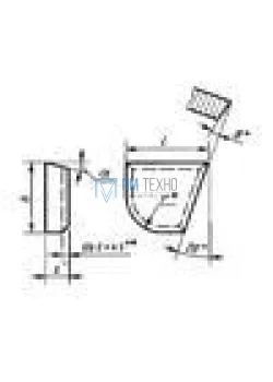 Пластина 06100 Т15К6 левая (16х14х5х8х18гр.) (для подр. и расточных резцов под глухие отв.)