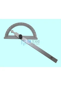 Угломер-транспортир с нониусом d 150 линейка L200,цена дел. 1град. 