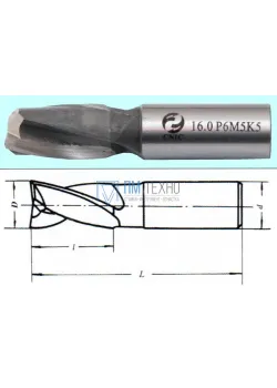 Фреза Шпоночная d 4,0х 7х51  ц/х Р6М5К5 DIN327 