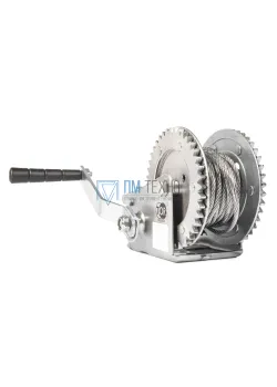 Лебедка ручная TOR ЛН-2500 (LHW) г/п 1,0 т длина троса 10 м