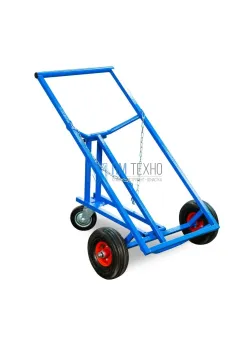 Тележка для металлических бочек TOR КБ-2 (250 пневмо+160 поворотное)