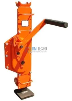 Домкрат реечный TOR ДР 25000 25 т с обрезиненной 
ручкой