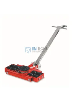 Роликовая платформа поворотная TOR X8 г/п 
8 т (с ручкой)