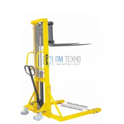 Штабелер гидравлический 1,5 т 3,0 м XILIN SDJAS1530 с раздвижными вилами и расширенными опорами