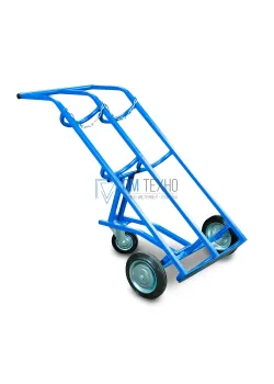 Тележка для газовых баллонов TOR ГБ-2, 2 баллона (250 литые колеса + 160 поворотное)