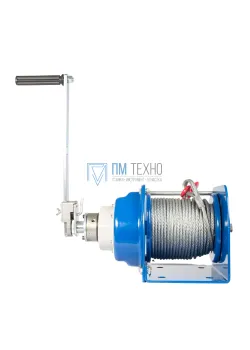 Лебедка ручная TOR ЛТ-1 (JHW) г/п 1,0 т длина троса 40 м