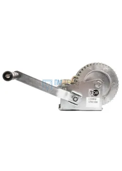 Лебедка ручная TOR ЛН-1200 (LHW) г/п 0,5 т длина троса 10 м