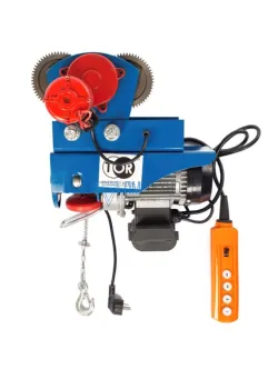 С ТЕЛЕЖКОЙ таль электрическая TOR PA 600/1200 
кг 12/6 м (модель J)