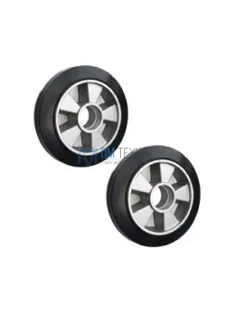 Колесо резиновое 160х50 мм без подшипника 
для тележек гидравлических JC/DF-III/DB/BFC