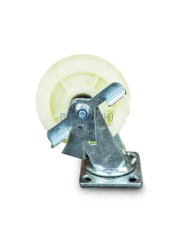 Колесо большегрузное поворотное SCdnb 63 150 
мм полипропиленовое с тормозом