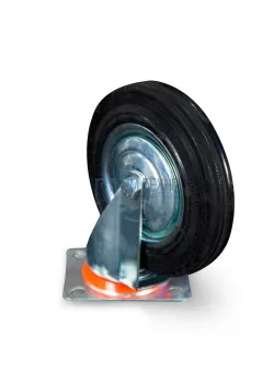 Колесо поворотное резина SC 80 200 мм (N)