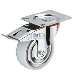 Колесо поворотное полипропилен SRCnb 55 125 
мм с тормозом (F)