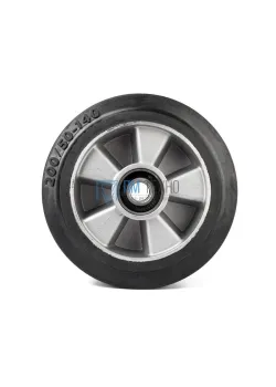 Колесо резиновое 200х50 мм с подшипником 
для тележек гидравлических BF/WB/RHP/BFS