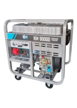 Генератор дизельный TOR KM9000D 9,0 кВт 220/380В 20 л с кнопкой запуска
