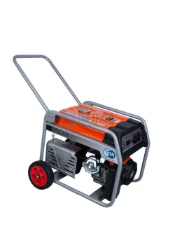 Генератор бензиновый TOR KM6500H 5,0 кВт 220В 27 л с кнопкой запуска и колесами