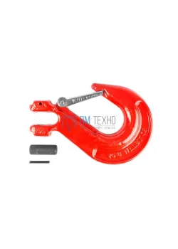 Крюк с вилочным креплением и защелкой TOR 
г/п 8,0 тн (D)